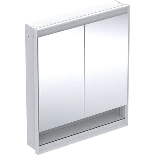 Geberit Vertriebs - ONE Spiegelschrank mit Ni/Comf.Light 2 Türen, UP-Mont., 75x90x15cm, weiß