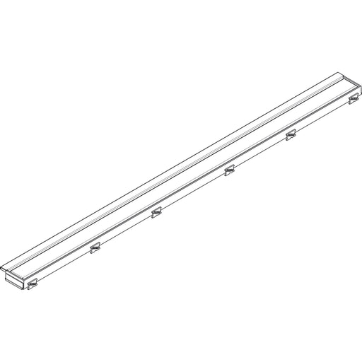 Hansgrohe - Duschrinne RAINDRAIN Match 1200 mm mit höhenverstellbaren Rahmen MW
