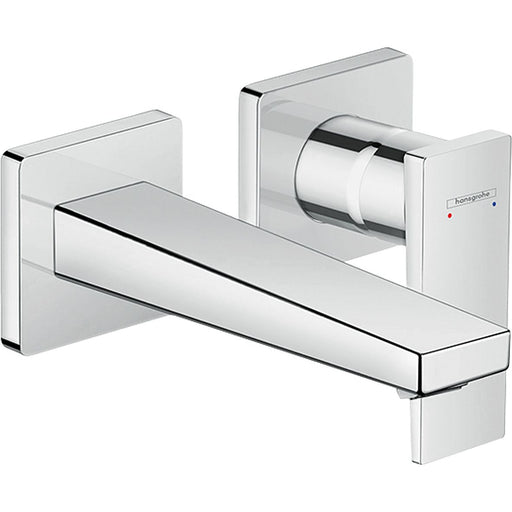 Hansgrohe - 2-Loch Waschtischarmatur Unterputz METROPOL F-Set chrom kurzer Auslauf