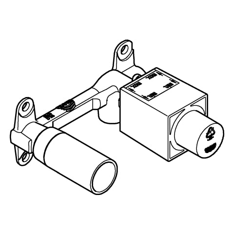 Grohe - Einhand-UP-Universal-Einbaukörper 23200 für 2-Loch-WT-Wandbatterien