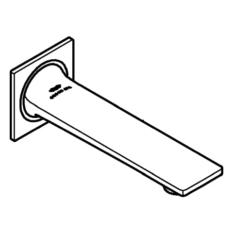 Grohe - Wanneneinl. Allure 13264_1 DN20 Wandmontage cool sunrise gebürstet
