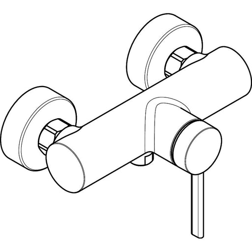 Hansgrohe - Brausemischer Aufputz Zesis S mattschwarz