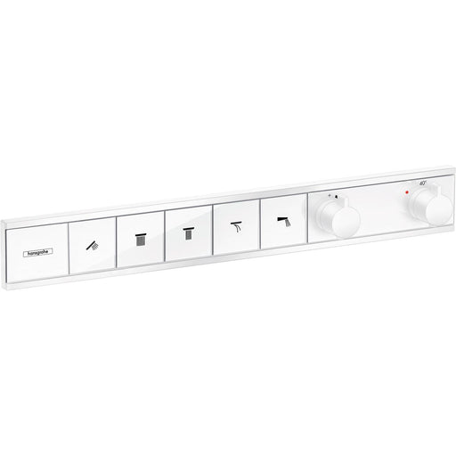 Hansgrohe - Thermostat Unterputz RAINSELECT Fertigset 5 Verbraucher mattweiß