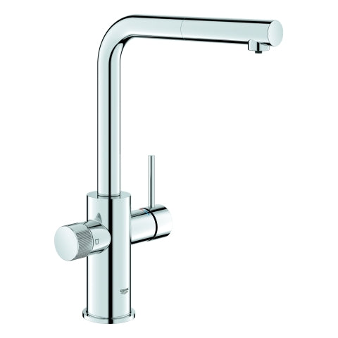 Grohe - SPT-Batterie GROHE Blue Pure Minta 30590 L-Ausl. azb. Mous. chrom