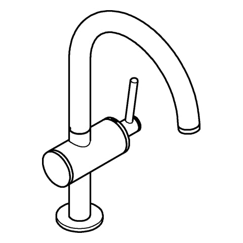 Grohe - Einhand-Waschtischbatterie Atrio 24362 L-Size cool sunrise
