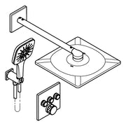 Grohe - UP-D.system Grohtherm SmartControl 34864 THM e. Form 3 ASV hard graph. geb