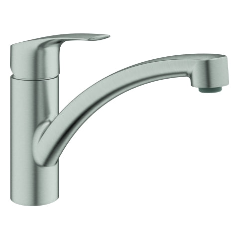 Grohe - EH-SPT-Batterie EUROSMART 33281_3 flacher Auslauf supersteel