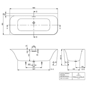 VILLEROY & BOCH - VWBW Loop&Friends 180LSFLB1 VWBW li Ausf. m Sys AC TP1 Zul. weAlpin