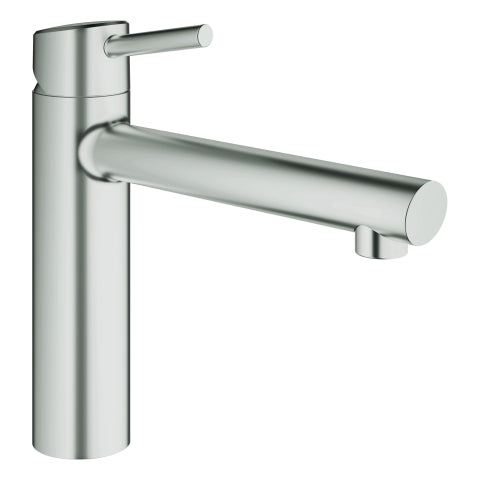Grohe - Spültisch EHM CONCETTO 31128 mittelhoher Auslauf supersteel