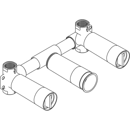 Hansgrohe - Grundkörper 3-Loch WT-UP Armatur 10303180