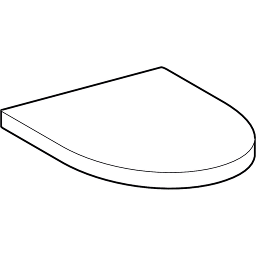 Geberit Vertriebs - WC-Sitz FLOW 575950 m. Deckel,weiß, mit Absenkautomatik