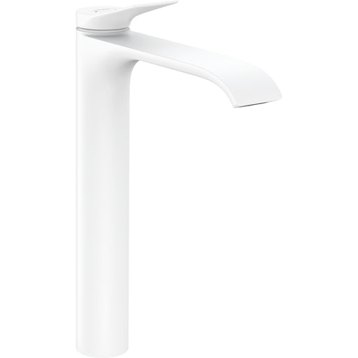 Hansgrohe - Waschtischmischer 250 VIVENIS ohne Ablaufgarn. Highriser mattweiß
