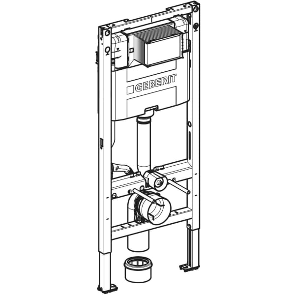 Geberit Vertriebs - Duofix Element f. WWC, 112cm mit Omega UP-SPK 12cm