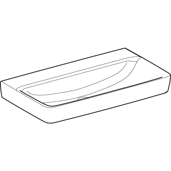 Geberit Vertriebs - RENOVA Plan Waschtisch, 85x48cm o. Hl., o. Ül., weiß, NEU