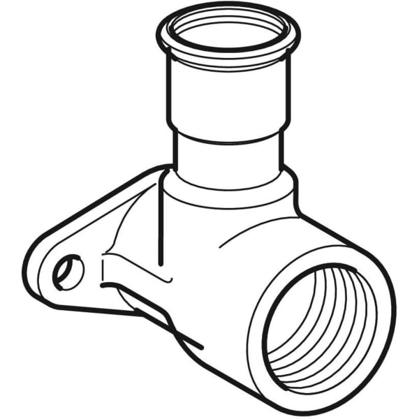 Geberit Vertriebs - Kupfer G Gasanschlusswinkel Durchmesser: 28mm, # 91106