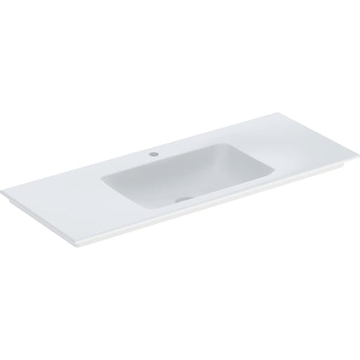 Geberit Vertriebs - ONE Möbelwaschtisch 120x48 cm Abg.verti., m.Hl., o.Ül., weiß, KeraTect