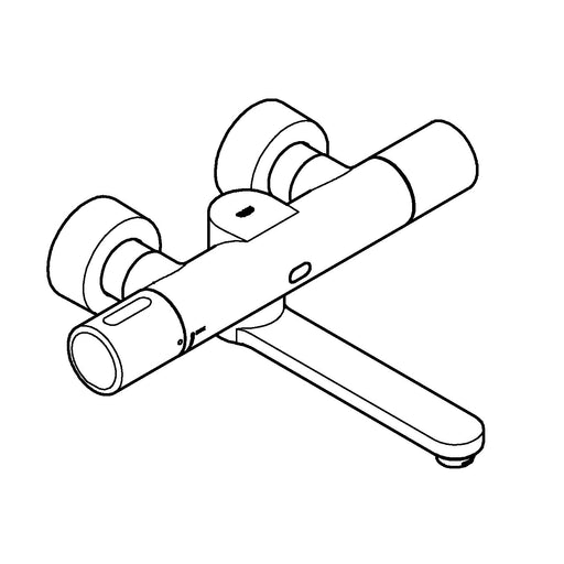 Grohe - IR-WT-Wandarmatur EUROSMART CE 36455 M-Size THM/Mischung 6V chrom