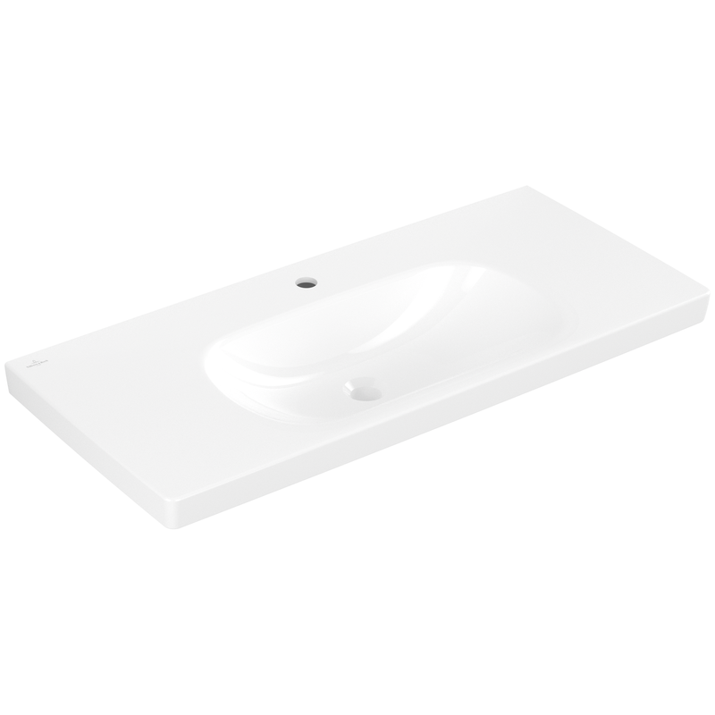 VILLEROY & BOCH - SchrankWT Skyla 5A51A2 1000x460mm re-eckig 1HL. o. ÜL. Weiß Alpin cplus