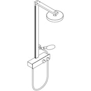 Hansgrohe - Showerpipe Rainfinity 350 mit Kopfbrause 250 EcoSmart mattschwarz