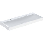 Geberit Vertriebs - ONE Waschtisch 120x48 cm, Abg. verti. 2 Hl., o. Ül., weiß, KeraTect