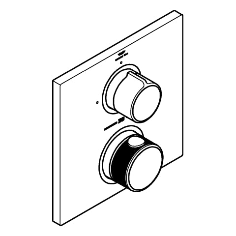 Grohe - Thermostat Allure 19380_2 FMS für Rapido SmartBox warm sunset geb