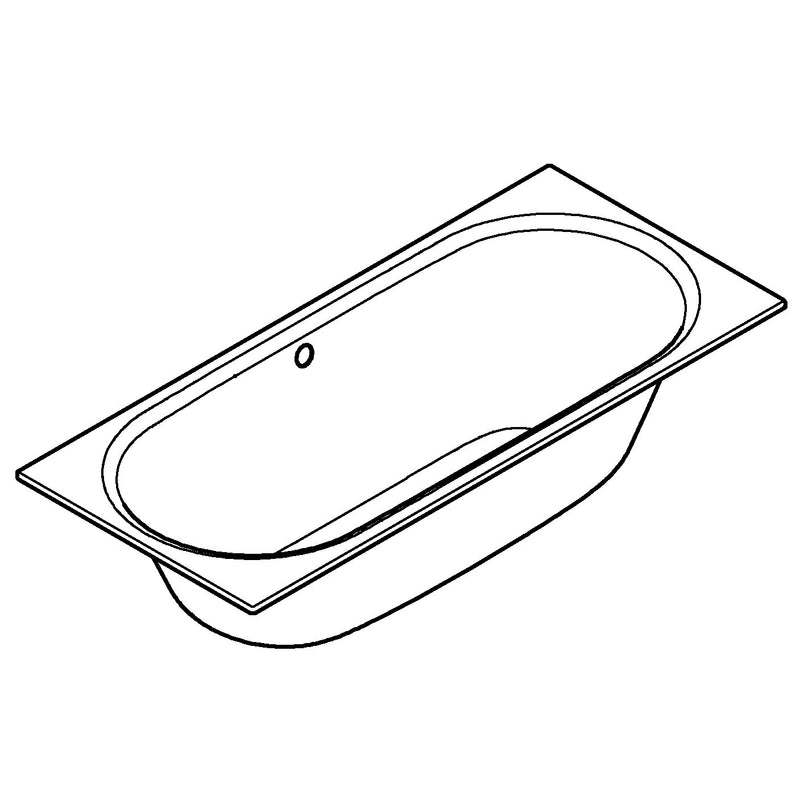 Grohe - Einbau-Badewanne ESSENCE 39617 alpinweiß