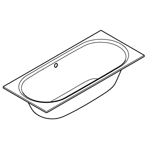 Grohe - Einbau-Badewanne ESSENCE 39617 alpinweiß