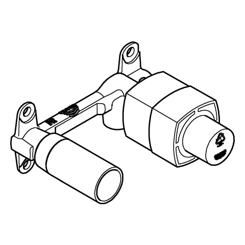 Grohe - Einhand-Unterputz-Einbaukörper 23319 für 2-Loch-Waschtischbatterien