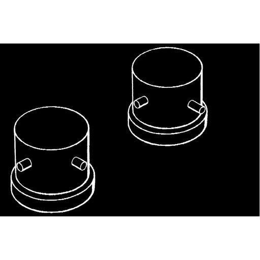 Hansgrohe - 2-Loch UP Thermostat AXOR STARCK 10480000 chrom Fertigset