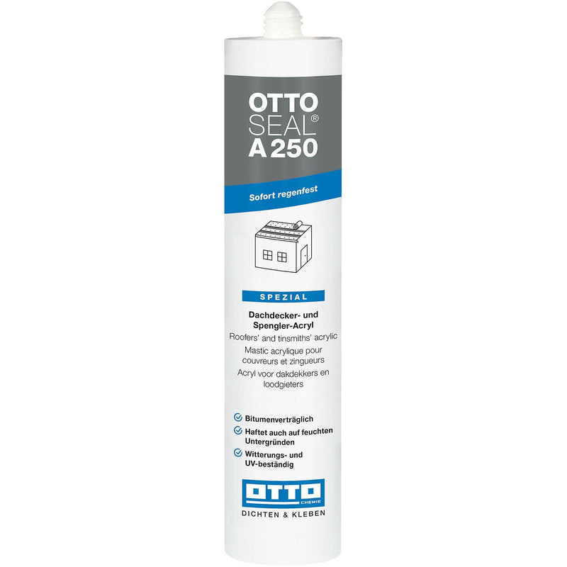 Hermann Otto - Dichtmasse OTTOSEAL A250 310ml 310ml Farbe C04 schwarz