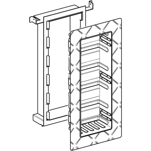 Geberit Vertriebs - Duofix Element für Nischenablagebox mit Einlegeböden