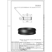 Lorowerk - LORO-X-Dichtelement 00911. DN 40, für LORO-X-Rohr