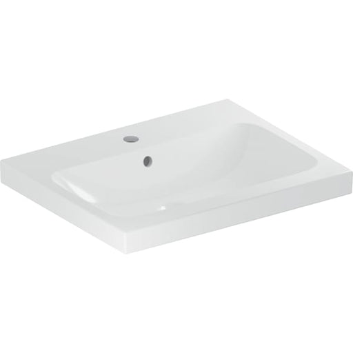 Geberit Vertriebs - iCon Light Waschtisch 60x48cm mit Hahnloch, mit Überlauf, weiß