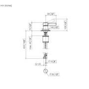 Dornbracht - Waschtisch-Einhandbatterie MEM 29210782 platin gebürstet