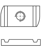 Walraven - Schiebemutter STRUT BUP M12