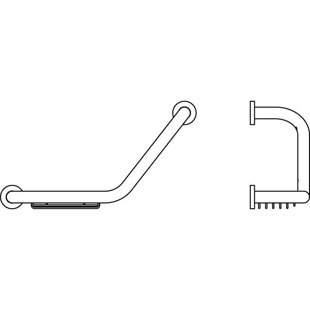 Ideal Standard - Wannengriff IOM mit integrierter Seifenschale Chrom