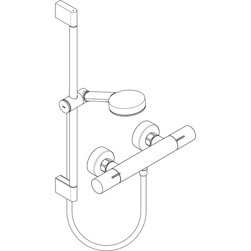 Hansgrohe - Brausesystem Pulsify Select S 105 3j Eco Relaxation Ecostat Fine 650mm MSW