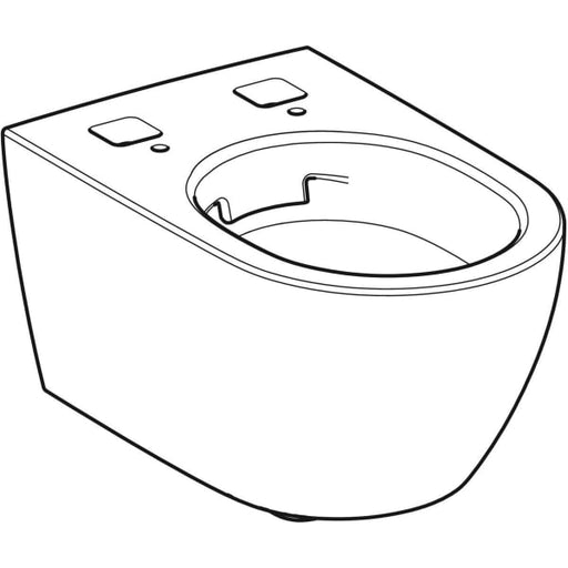 Geberit Vertriebs - WC-Keramik wandhängend zu AquaClean Tuma weiß