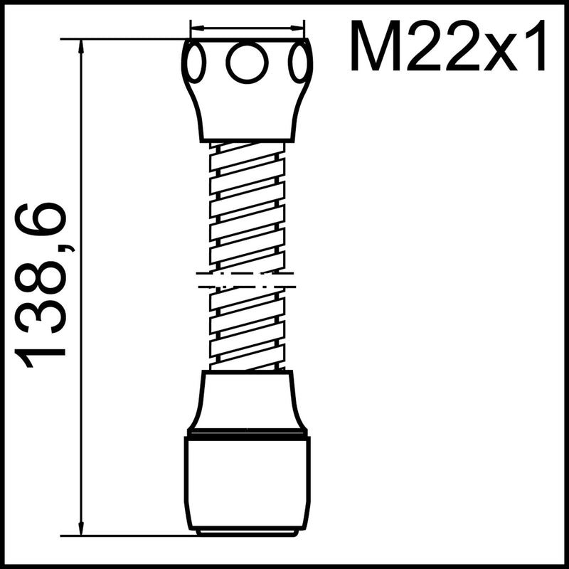 NEOPERL - CASCADE SLC Strahlreg m Hahnschlauch verchromt, M22x1,A=13.5 - 15 l/min