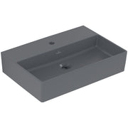 VILLEROY & BOCH - Waschbecken Memento 2.0 600x420mm re-eckig 1HL. o. ÜL. Graphite cplus