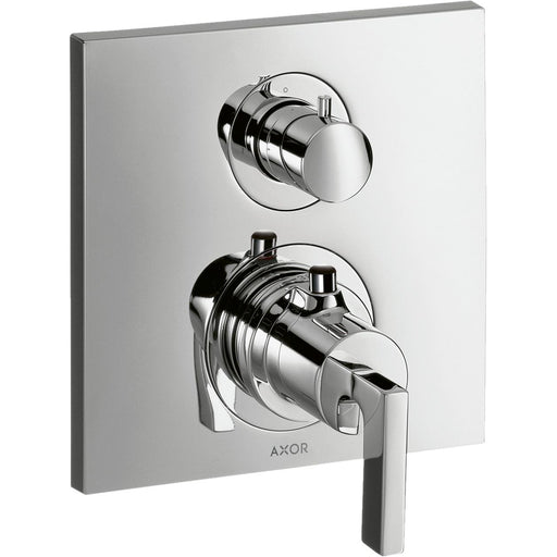 Hansgrohe - Fertigset UP Thermostat AXOR CITTERIO 39720 chrom Hebelgriff/Ab-/Umstellvent