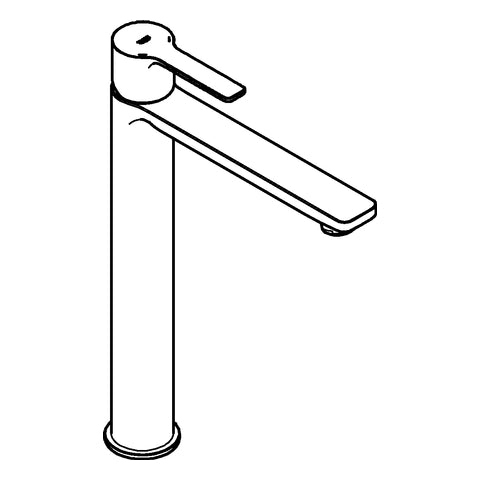 Grohe - Einhand-Waschtischbatterie LINEARE 23405_1 XL-Size hard graphite gebürstet