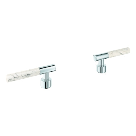 Grohe - Hebelgriffe Atrio Private C. 48458 White Attica Caesarstone chrom