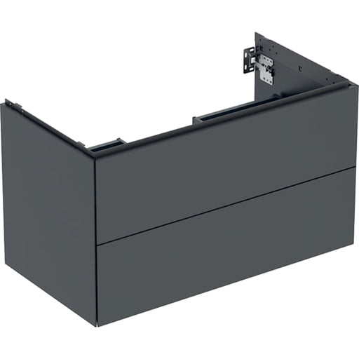 Geberit Vertriebs - ONE Unterschrank für WT/-Platte 2 Schubl., 88,8x50,4x47cm, schwarz matt