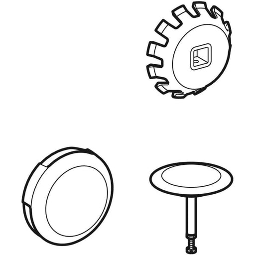 Geberit Vertriebs - Fertigbauset für Badewannenablauf d52-12, chrg