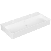 VILLEROY & BOCH - WT Memento 2.0 1000x470mm re-eckig 2HL. o. ÜL. geschl. Stone White cplus
