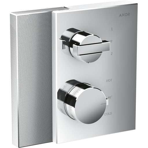 Hansgrohe - Thermostat UP AXOR Edge F-Set Diamantschliff chr.m.Absperr-u.Umstellv