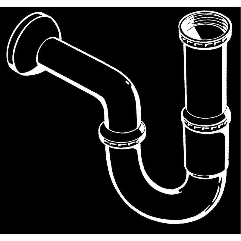 Hansgrohe - Standard Röhrensifon DN32 chrom