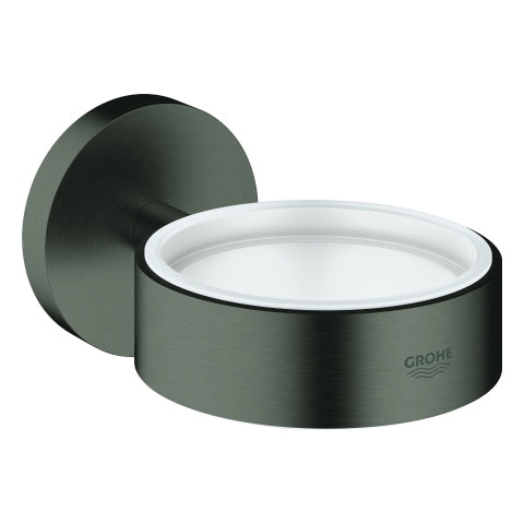 Grohe - Halter ESSENTIALS 40369 für Becher Seifenschale/-spender hard graphite geb