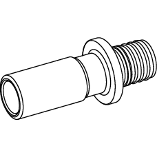TECE - flex Presslötanschluss Cu-Muffe 22mm für 25mm TECEflex-Rohr, # 716325
